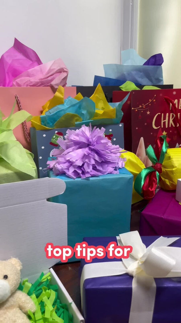 20 Large Multi Coloured Tissue Paper Sheets Assorted Pack Gift Wrapping 50X66Cm