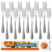 4-16Pk Stainless Steel Dinner Forks Cutlery Dining Table Kitchen Set Pastry Cake