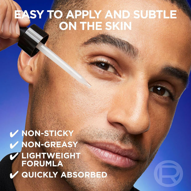 L'Oréal Men'S Serum, Hyaluronic Acid Serum for Ageing, Dry & Dull Skin, Men Expert Power Age, 30Ml