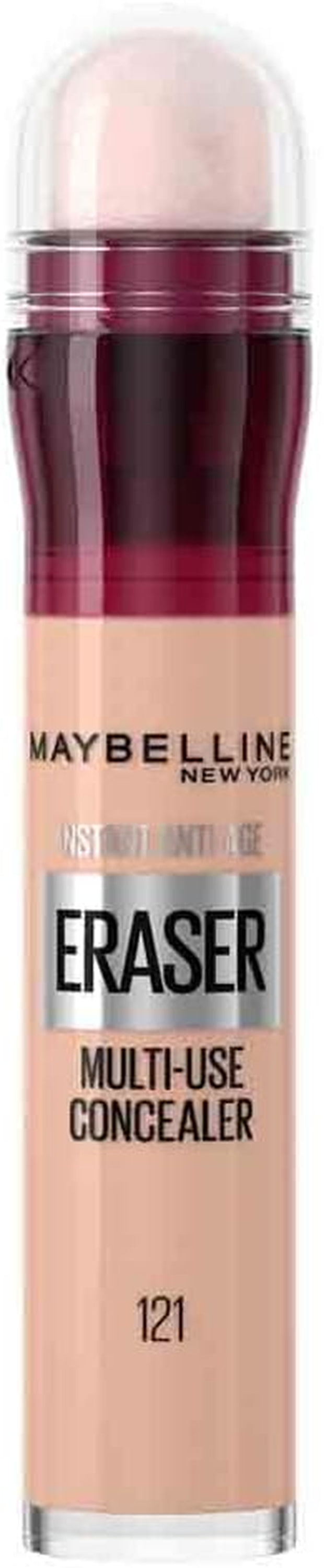 Maybelline Concealer Instant anti Age Eraser Eye, Dark Circles and Blemish, Ultra Blendable Formula , Dermatologist Tested & Suitable for Sensitive Skin 01 Light