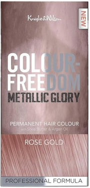 Colour Freedom Metallic Permanent Silver Violet Conditioning Hair Dye. Infused with Shea Butter and Argan Oil for Ultra Glossy Conditioned Hair. 100% Grey Coverage. by Knight & Wilson.