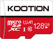 KOOTION 64GB Micro SD Card, UHD Video for Gopro, Action Camera, Drone, Smartphone, R/W up to 80/20Mb/S Microsdxc Memory Card UHS-I U1 Class 10