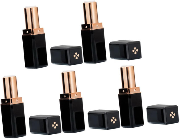 DOITOOL DIY Cosmetics Containers 6Pcs Empty Lipstick Tubes Household Makeup Lipstick Tube