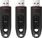 Sandisk Ultra 32 GB USB Flash Drive USB 3.0 up to 130 Mb/S Read - Twin Pack, Red/Blue