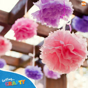 20 Large Multi Coloured Tissue Paper Sheets Assorted Pack Gift Wrapping 50X66Cm