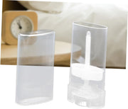 DOITOOL 10Pcs Lipstick Tube Empty Lip Balm Containers Oval Lip Tubes Clear Container Moisturizer Lip Gloss Storage Containers Empty Lip Balm Tube Moisten the Lips Powder Tube