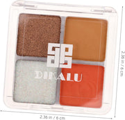 Didiseaon Eyeshadow Glitter Palette Fashion Makeup Palette Mini Eyeshadows Women'S Eye Shadows