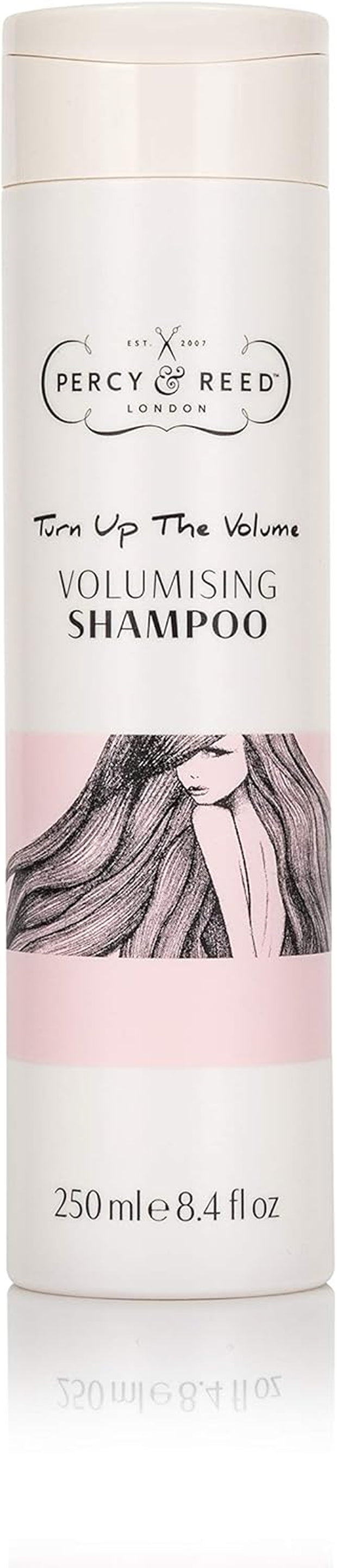 Percy & Reed Turn up the Volume Volumising Shampoo and Volumising Conditioner, Lightweight Formula Builds Body for Big Bouncy Weightless Hair - Fuller and Thicker Hair. Free from Silicones & Parabens
