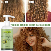 50Ml Hair Volumizing Cream Hair Conditioner Volume Lift Styling Cream Curly Hair Elastin Curl Defining Nourishing Hair Care