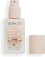 Makeup Revolution, Skin Silk Serum Foundation, Light to Medium Coverage, Contains Hyaluronic Acid, F7, 23Ml