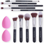 Make up Brushes 12Pcs Makeup Kit, Premium Synthetic Kabuki Foundation Face Powder Concealers Eyeshadow Blush Brushes Make up Brushes Set