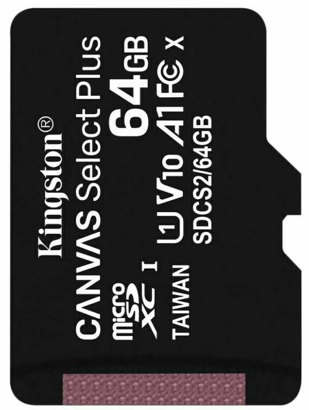 Kingston Micro SD Card 32GB 64GB 128GB 256 Class 10 SDXC Phone Memory & Adapter