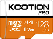 KOOTION 64 GB Micro SD Card, 4K Camera Pro, UHD Video for Gopro, Action Camera, Drone, Smartphone, R/W up to 90/35 Mb/S Microsdxc Memory Card UHS-I U3 A1 V30