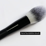 HAPPITON 3-Piece Makeup Brush Set – Premium Synthetic Bristles for Foundation, Eye & Face – Liquid, Cream & Powder Blending, Buffing, Stippling & Concealer