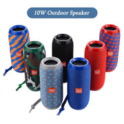 TG117 Portable Bluetooth Speaker Outdoor Wireless Woofer Free Call /FM/TF Card/Usb Flash Drive Connect Mobile Phone/Tablet/Tv