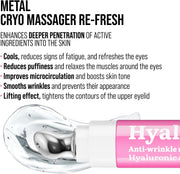 7Days Eye Cream with Hyaluronic Acid - Korean Skincare - Eye Cream for Dark Circles and Puffy Eyes - anti Aging Eye Bags Remover - anti Wrinkles Eye Gel with Cooling Massager