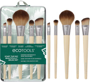 6 Piece Start the Day Beautifully Makeup Brush Set, Makeup Brushes for Eyeshadow, Blush, Concealer, & Foundation Application, Eco-Friendly, Synthetic Hair, Vegan & Cruelty-Free