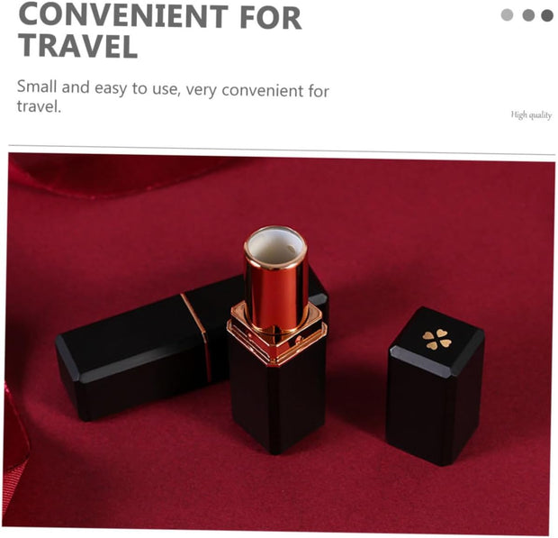 DOITOOL DIY Cosmetics Containers 6Pcs Empty Lipstick Tubes Household Makeup Lipstick Tube