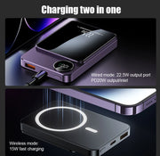 Magnetic Power Bank Battery Pack Super Fast Wireless Charger for Iphone 15/13/14