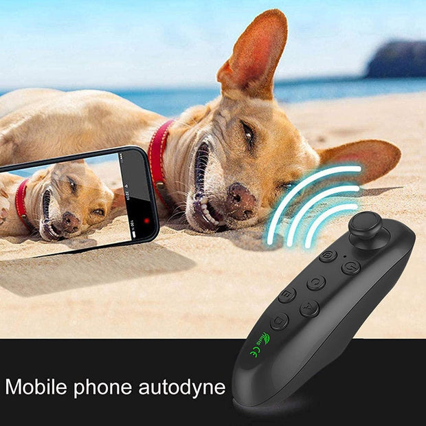 AUELEK VR Headset Gamepad,Vr Bluetooth Remote Controller, Virtual Reality Headset 3D VR Glasses Remote Controller Gamepad Wireless Joystick for Ios & Android Smartphones