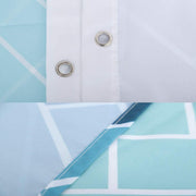 New Waterproof Polyester Fabric Bathroom Shower Curtain Sheer Panel 12 Hooks