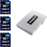 Integral 16GB SD Card High Speed Memory SDHC up to 100Mb/S V10 UHS U1