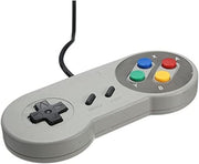 TRIXES SNES Retro Replacement Controller Gamepad for Use with Original Console - Gaming Joypads Gamepad - Suitable for SNES Only NEW Replacement Retro Controller