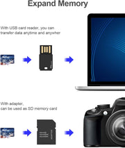 Netac 32GB Microsdhc Memory Card, Micro SD Card R/W up to 90/10Mb/S, TF Card 4K Full HD Video Recording, UHS-I, C10, U1, A1, V10, for Camera, Smartphone, Security System, Drone, Dash Cam, Gopro