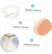 Housoutil Makeup Brush Creative Swan Handle Portable Flat Top Foundation Brush for Effortless Application of Liquid and Powder Cosmetics for Smooth Finishing