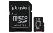 Kingston Micro SD Card 32GB 64GB 128GB 256 Class 10 SDXC Phone Memory & Adapter