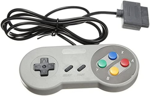 TRIXES SNES Retro Replacement Controller Gamepad for Use with Original Console - Gaming Joypads Gamepad - Suitable for SNES Only NEW Replacement Retro Controller