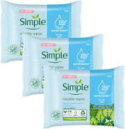 Kind to Skin Hypoallergenic Micellar Biodegradable Cleansing Wipes for Sensitive Skin 20 Wipes (Pack of 3)