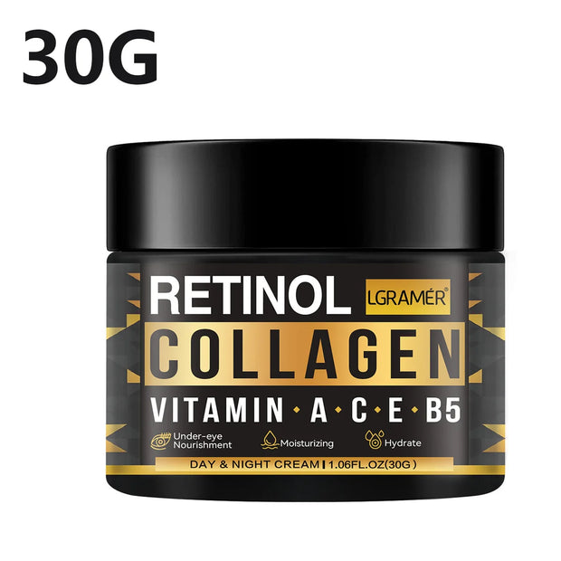 Collagen & Retinol Cream anti Aging Whitening Cream Face Moisturizer anti Wrinkle Day & Night Retinol Moisturizer Face Cream