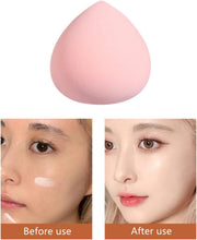 4Pcs Makeup Sponge Marshmallow Pink Foundation Beauty Blenders Latex Free Cosmetic Egg Beauty Sponge Applicator for Foundation Creams Powders Liquid