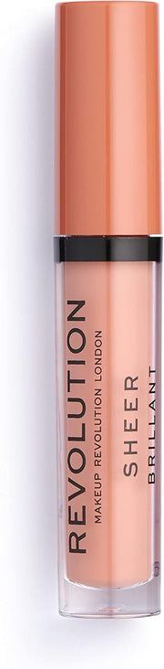 Revolution Beauty London, Sheer Lip, Lipgloss, Excess 138 , 3.5Ml