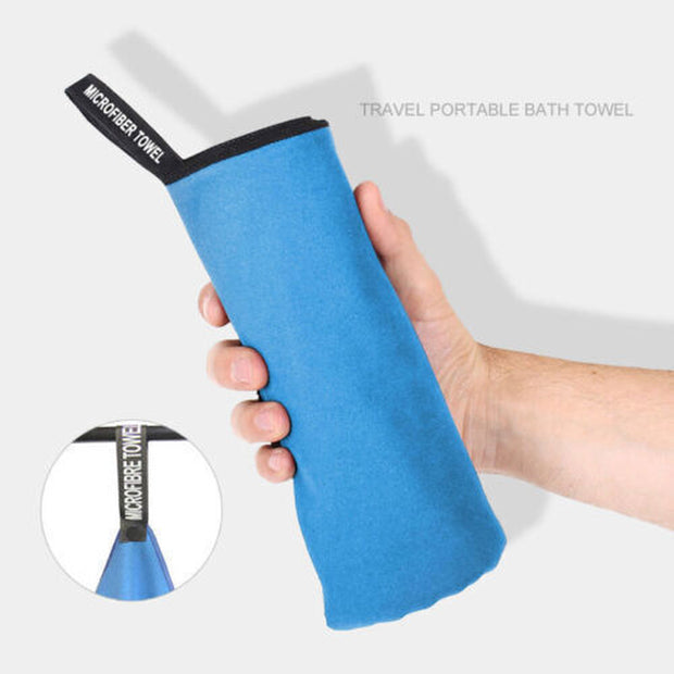 Microfibre Towel Compact Fast Drying Travel Sports Gym Beach Camping Swimming