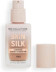 Makeup Revolution, Skin Silk Serum Foundation, Light to Medium Coverage, Contains Hyaluronic Acid, F7, 23Ml