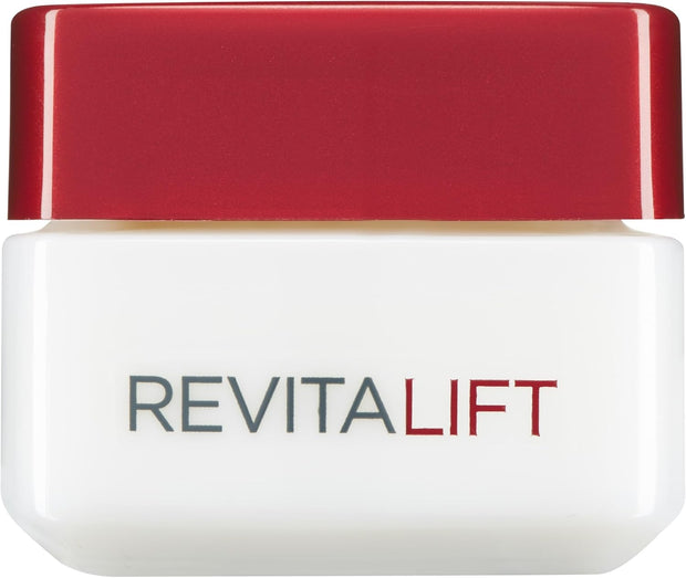 L’Oréal Paris Revitalift Hydrating Day Cream, Clinically Proven to Visibly Firm Skin & Reduce Wrinkles; Moisturises, and Hydrates Skin; Formulated with Pro-Retinol and Elasti-Peptides, 50Ml