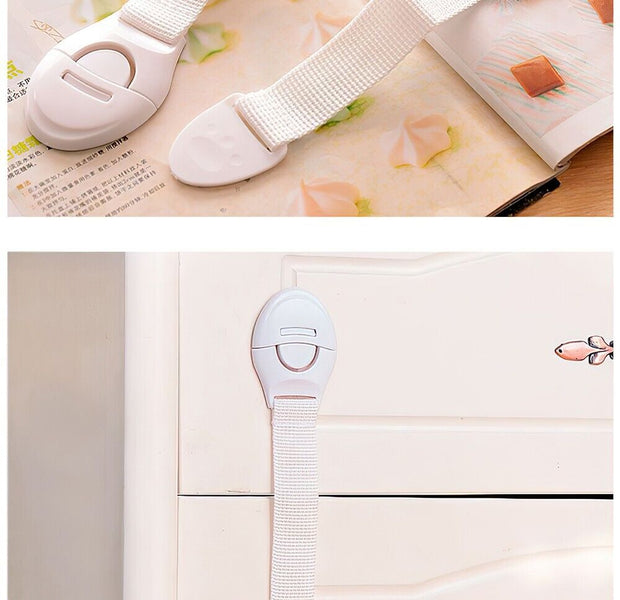 Safety Baby Kid Child Locks Proof Cabinet Cupboard Drawer Fridge Pets Door UK