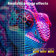 Bisofie Portable Projector with Auto Focus & Keystone, Full HD 1080P Smart Projector, 240 ANSI Wifi 6 Bluetooth, Support 72Cm Height Adjustment, Compatible with Ios/Android/Tv/Hdm