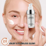 2Pcs Color Changing Foundation Spf15,Seamless Tone-Matching,Long-Lasting Hydration Nourishment, and Sun Protection for All Skin