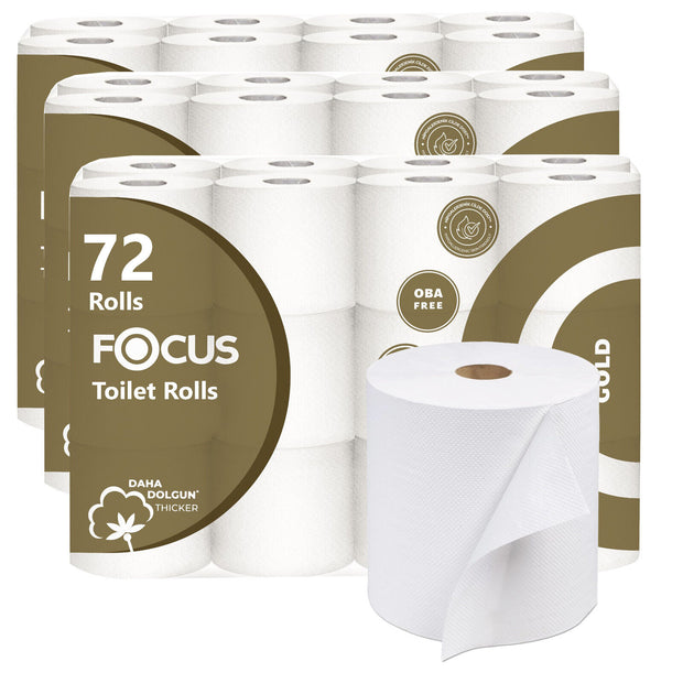 Luxury Toilet Rolls 3 Ply Bathroom Tissue 2Ply Quilted Embossed Paper 24/ 36/ 72