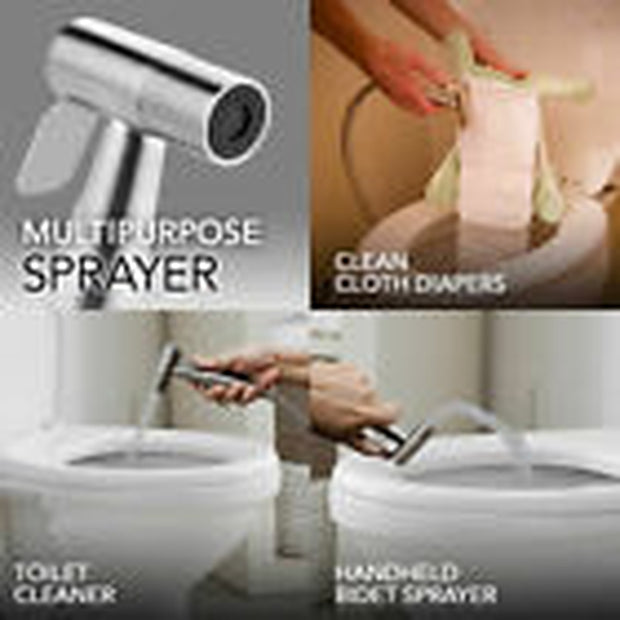 Luxury Handheld Bidet Toilet Jet Spray Muslim Hygienic Shattaf Douche Shower Kit