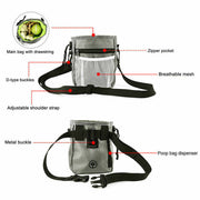 New Dog Training Treat Pouch Bag Pet Waist Bum Bags Belt Snack Treats Walking UK