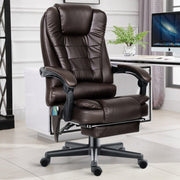 Massage Office Chair Gaming Computer Desk Swivel Recliner Chair Leather Footrest