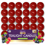 30Pk Scented Tea Lights Candles | Various Perfumes 4 Hour Burn Night T Tealights