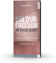 Colour Freedom Metallic Permanent Silver Violet Conditioning Hair Dye. Infused with Shea Butter and Argan Oil for Ultra Glossy Conditioned Hair. 100% Grey Coverage. by Knight & Wilson.