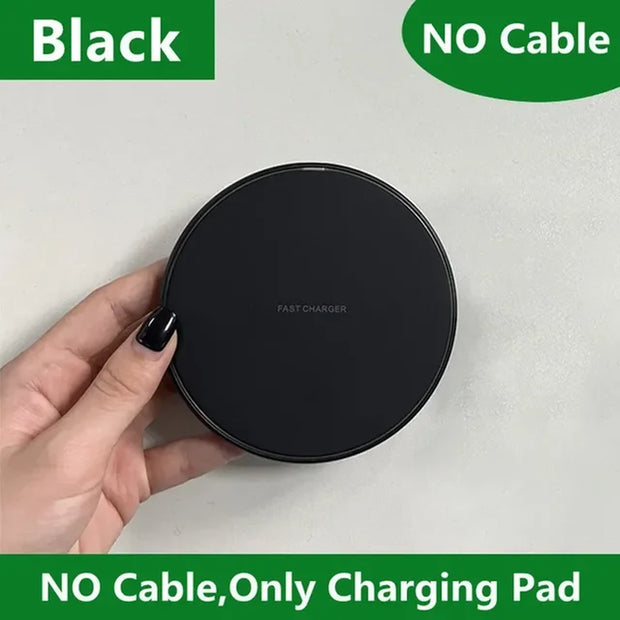 Wireless Charger Mobile Phone Chargers Pad Stand for Iphone 15 14 13 12 11 Pro Max 8 Samsung Xiaomi Fast Charging Dock Station