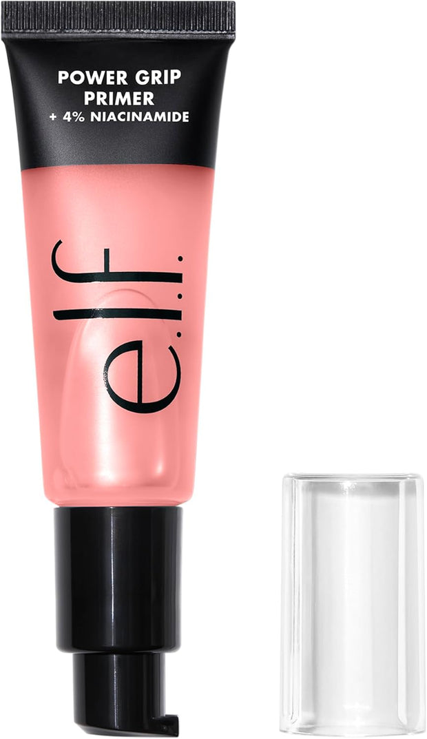 E.L.F. Power Grip Primer, Gel-Based & Hydrating Face Primer for Smoothing Skin & Gripping Makeup, Moisturizes & Primes, 0.811 Fl Oz, Clear