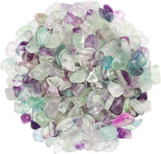 500Pcs 7 Chakra Crystal Chips, 5-8Mm Gemstone Beads, Irregular Natural Crystal Beads for Jewellery Making, Drilled Tumbled Chips for Bracelet Making